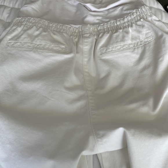 PURE DKNY WHITE CROPPED PANTS - Picture 6 of 7